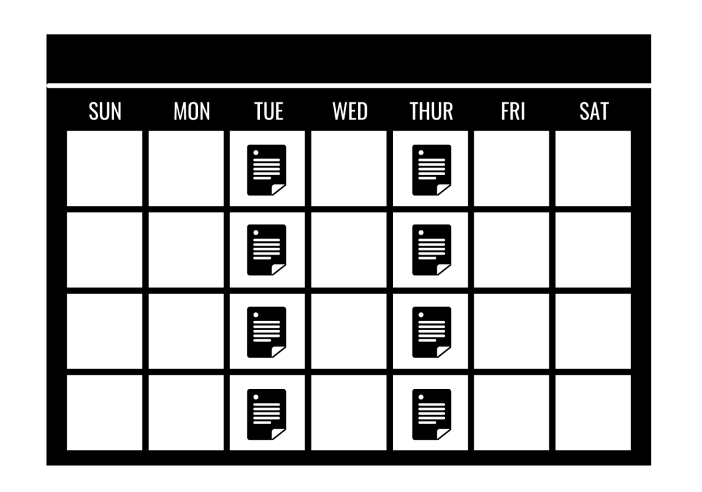 (Illustration) Publishing consistently