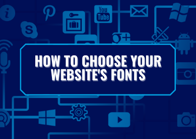 How to Choose Your Website Fonts