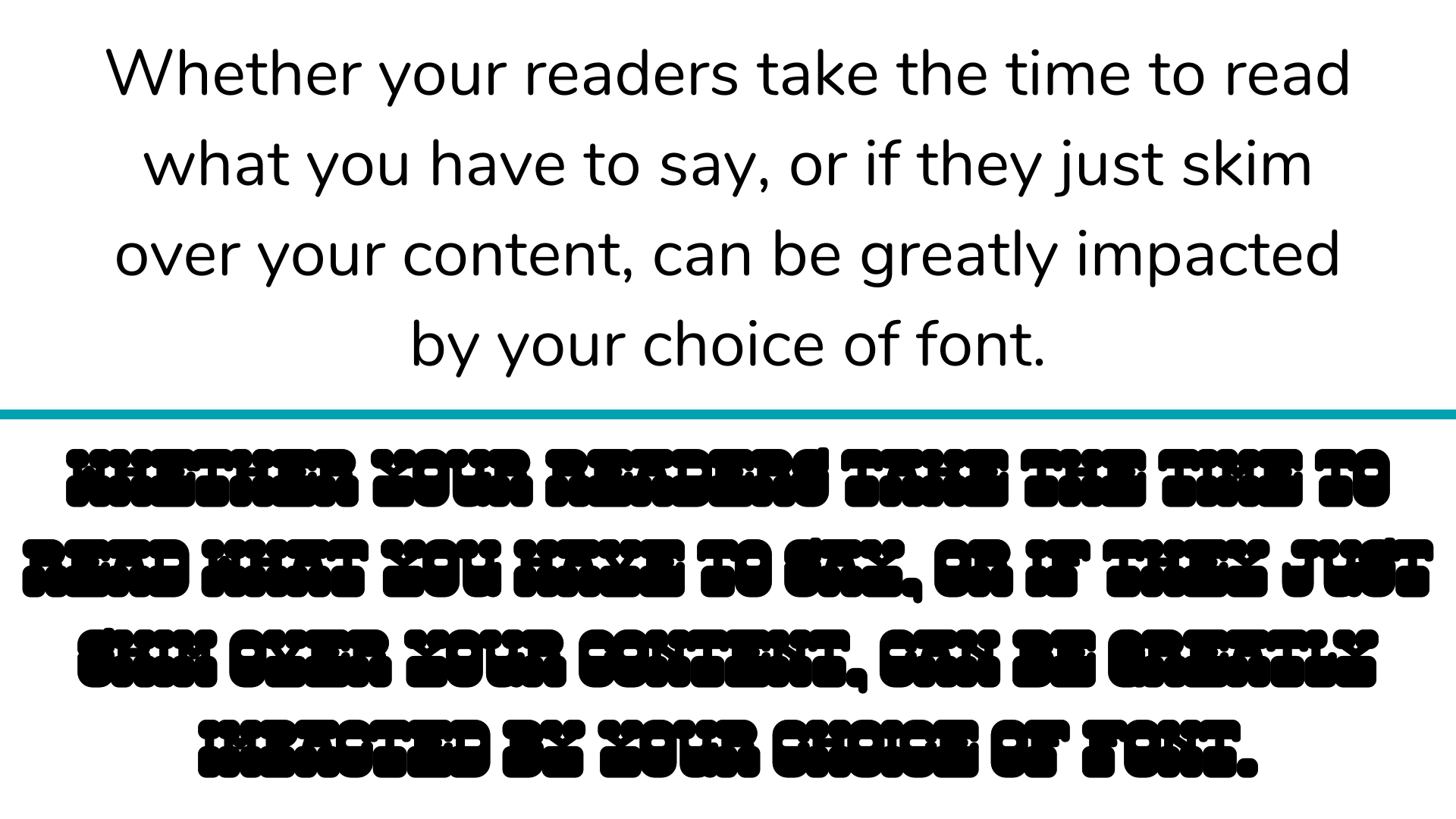 Website font legible fonts comparison image