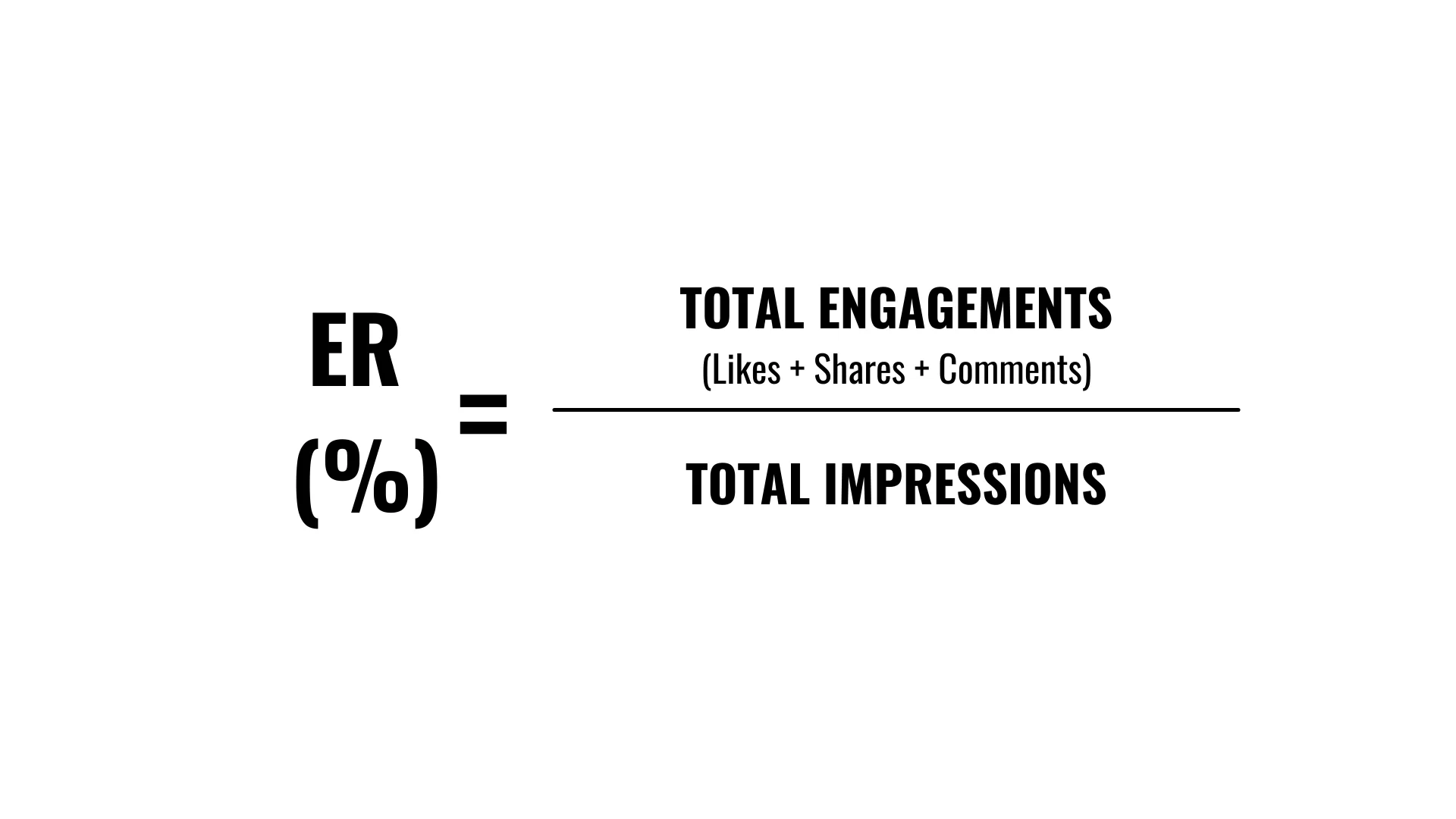 Illustration - Engagement rate calculation